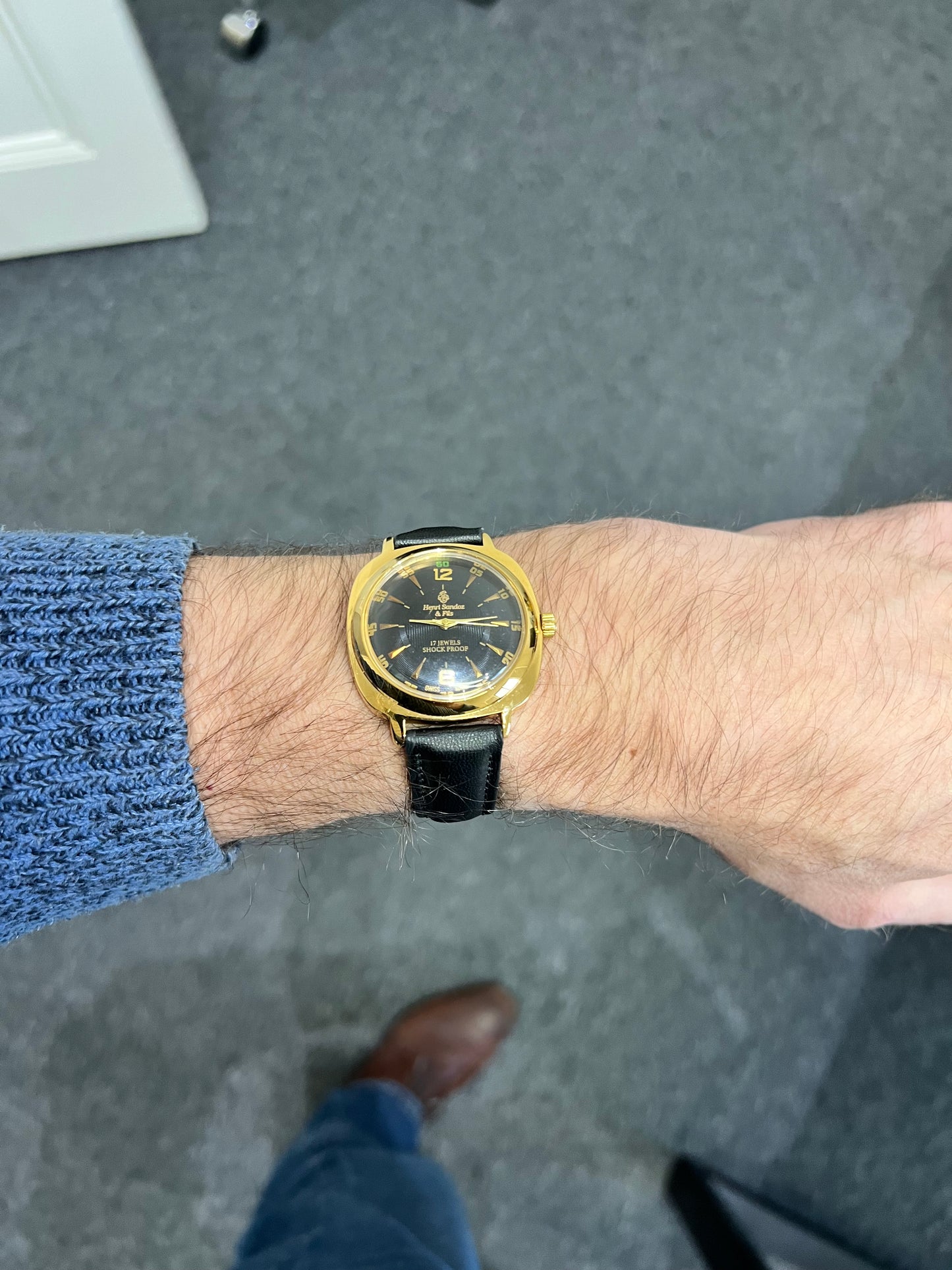 Vintage Swiss Henri Sandoz & Fils | 17 Jewel | Shock Proof | Refurbished