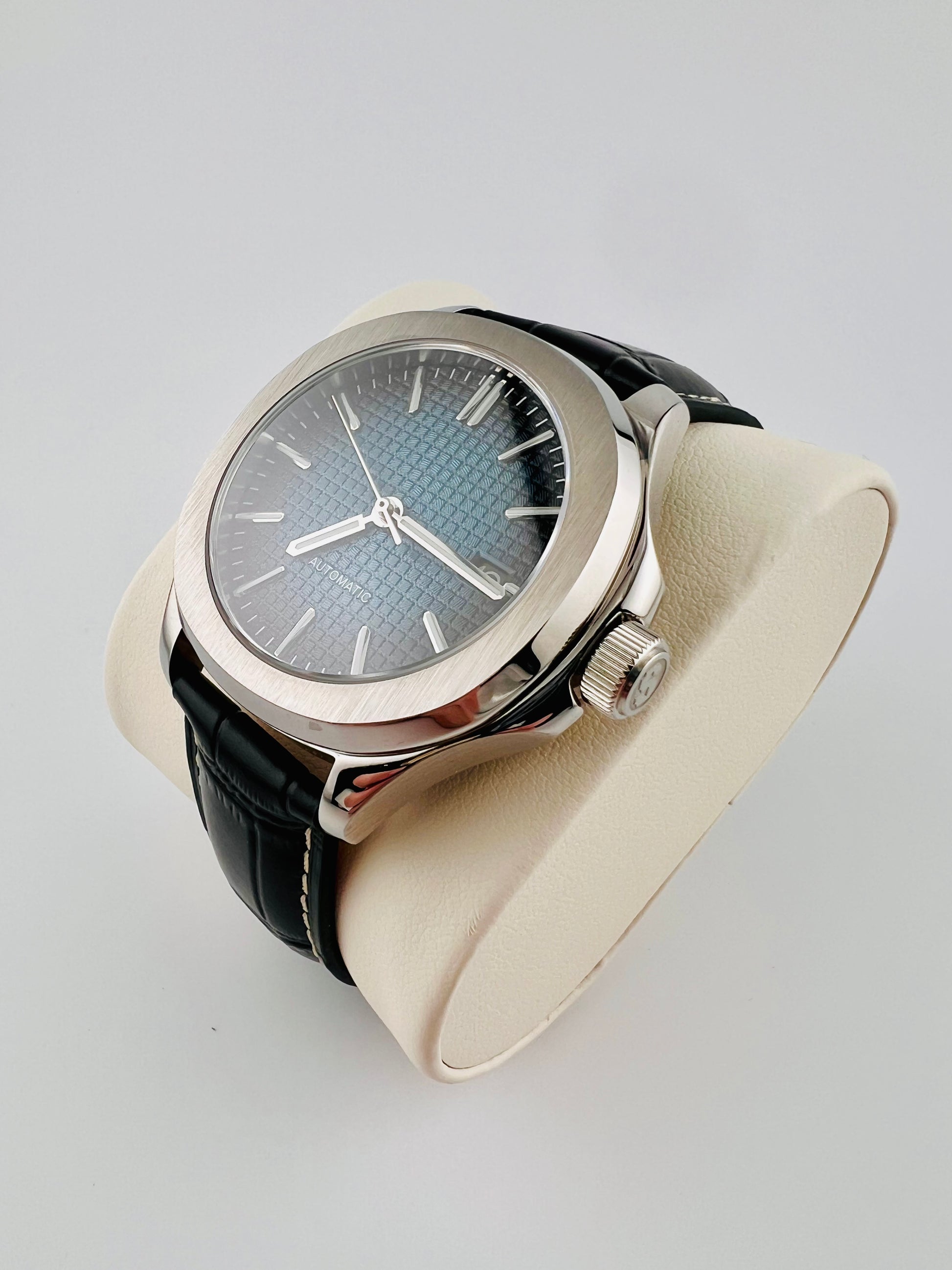 Series A Peacock limited edition colour dial watch Side Shot— PAWL Studio