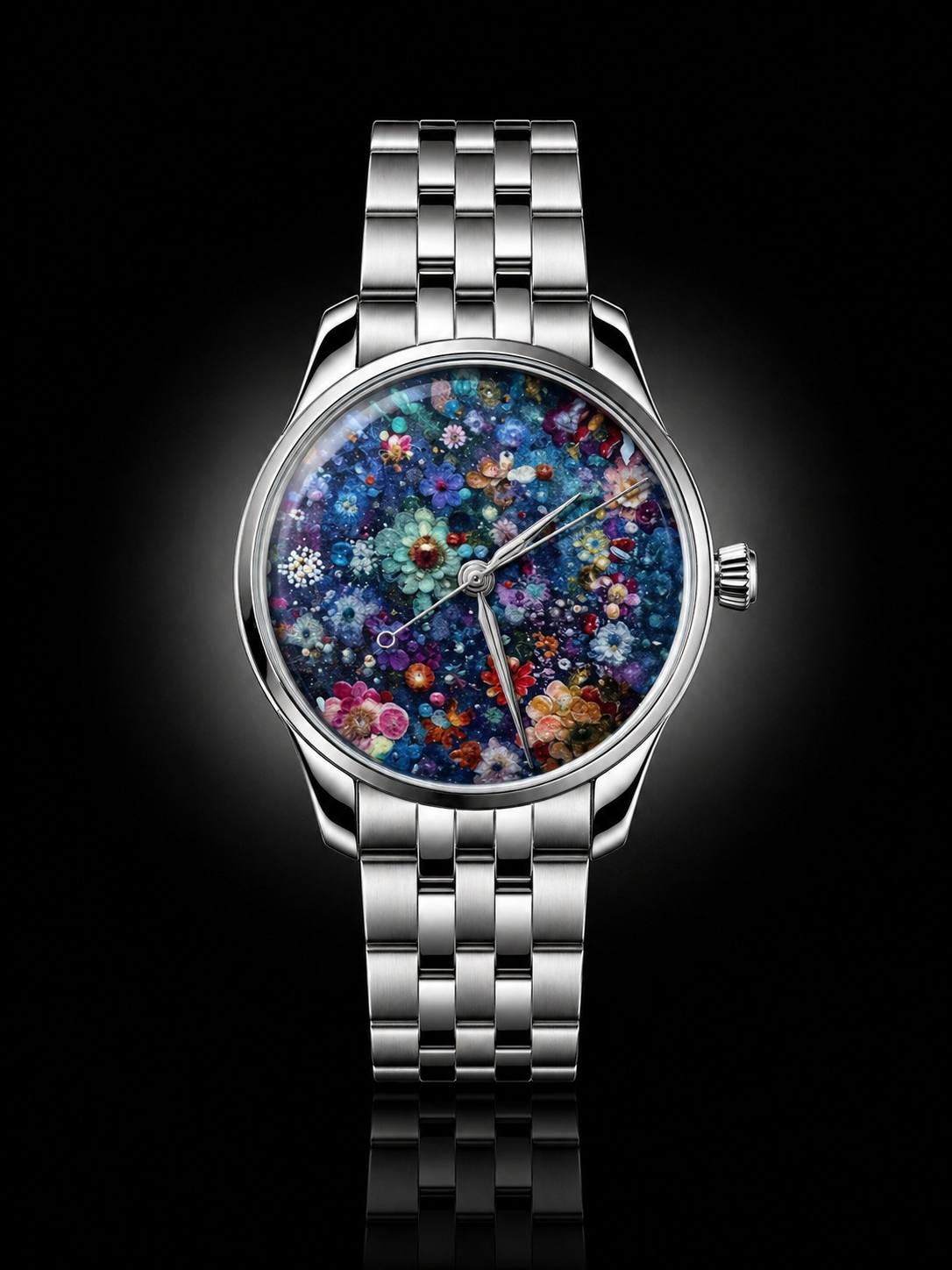 Women's Edit Prism Bloom colourful women's watch — front shot — PAWL Studio