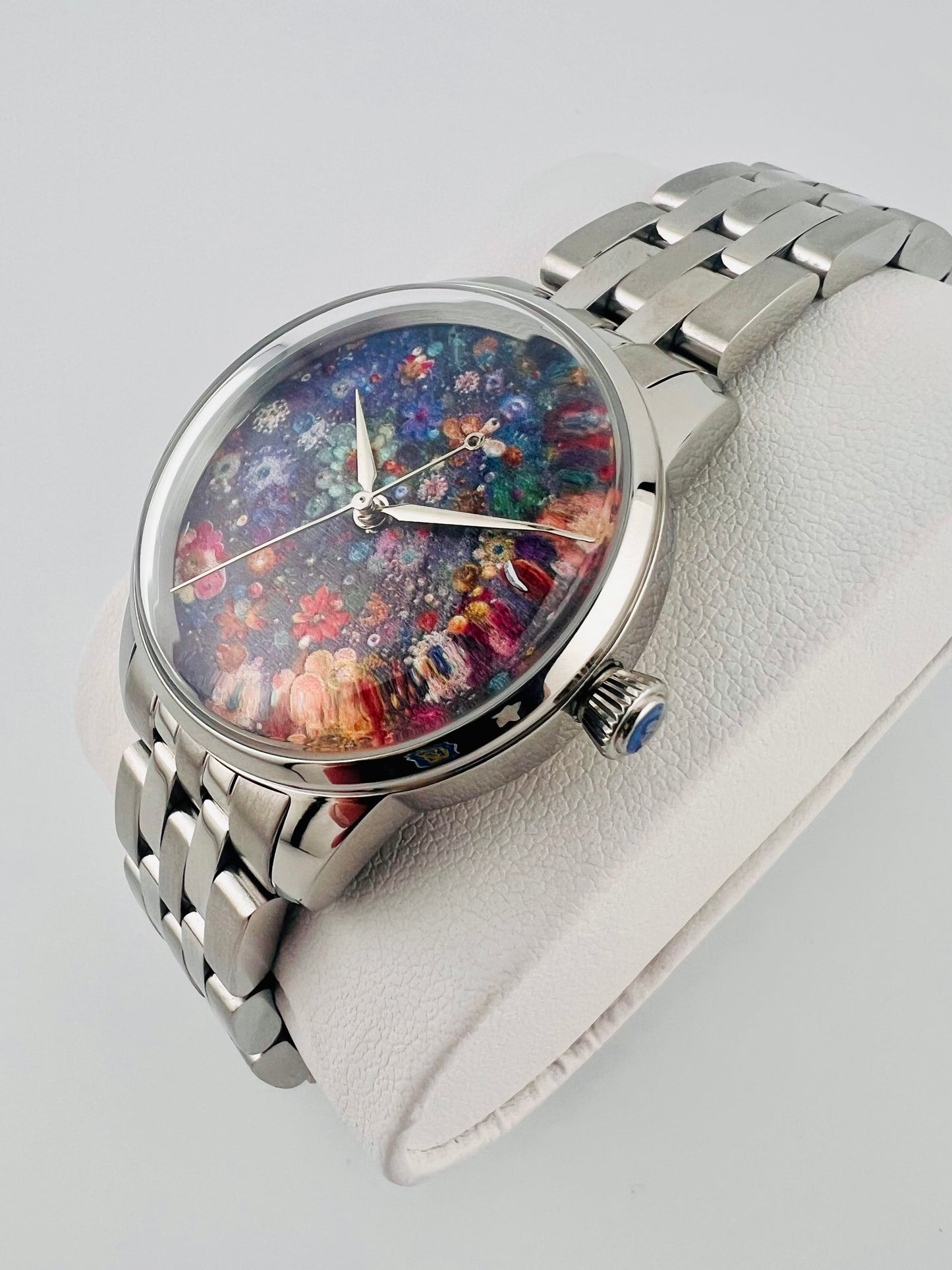 Women's Edit Prism Bloom colourful women's watch — side shot — PAWL Studio